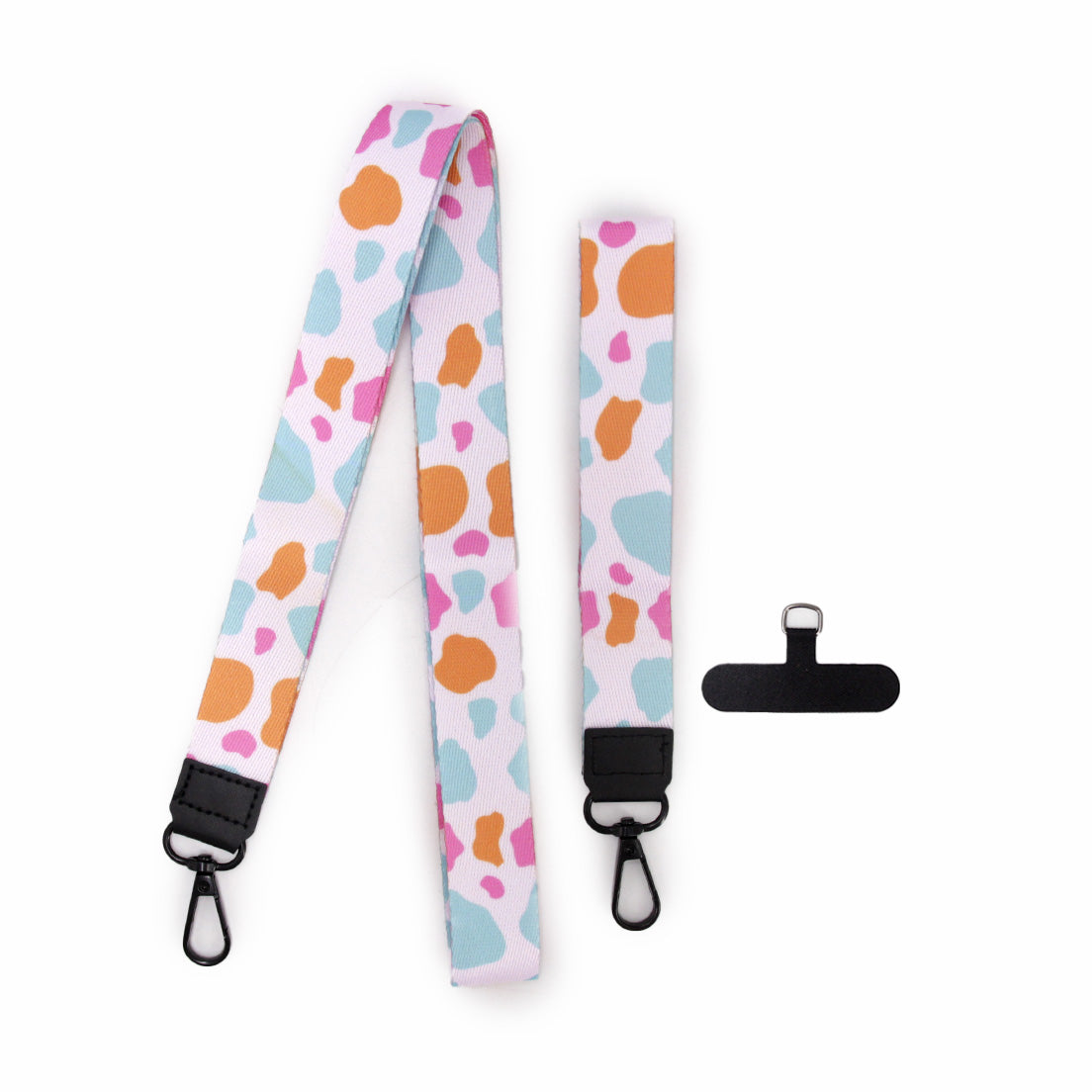 Strap lanyard para celular- llaves - credenciales print de vaca