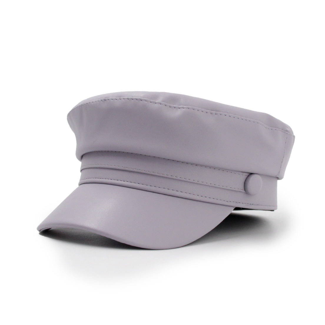 Boina Militar Ecocuero Ajustable 58 Cm Unisex Moda